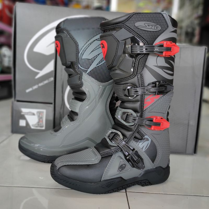 Jual Sepatu Cross SND Original Ready Boot Cross Trail | Shopee Indonesia