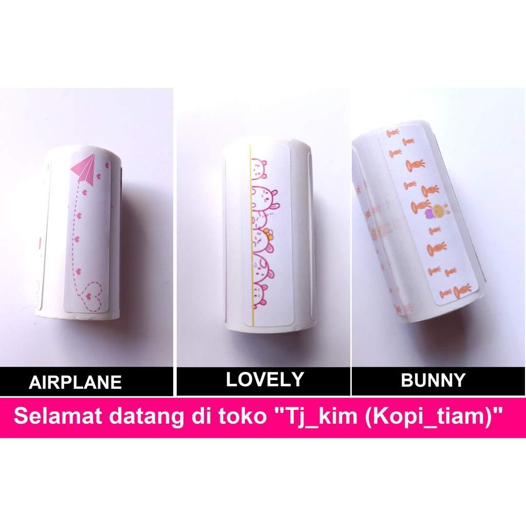 Jual Label Stiker lucu dan unik Thermal printer Peripage 58mm | Shopee ...