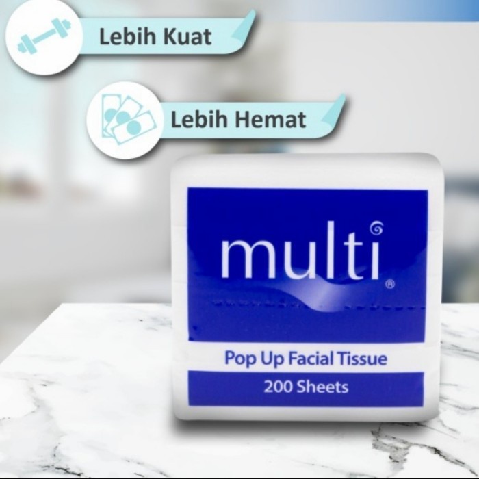 Jual Multi me pop up facial tissue higenic 200s 2ply/Tisu wajah popup ...