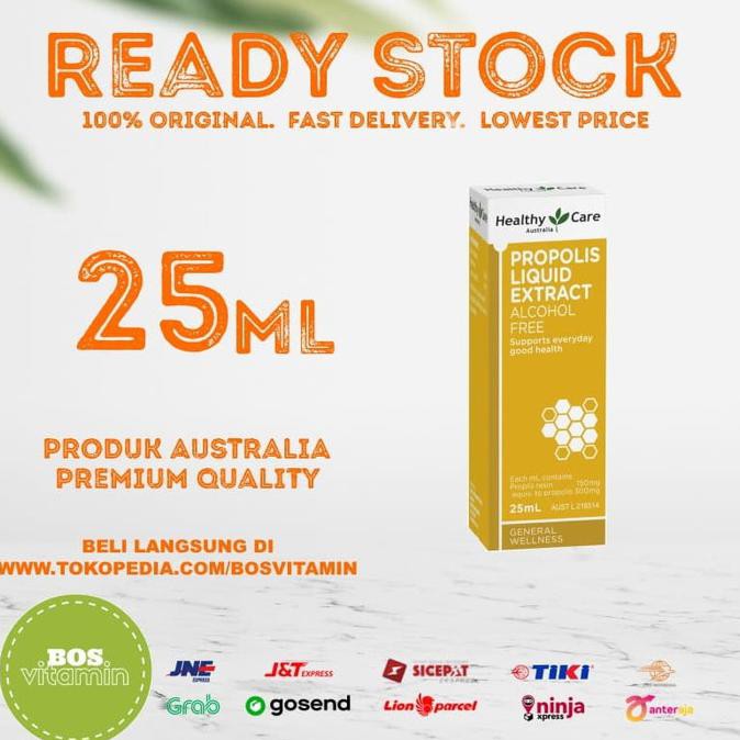 Jual Original Healthy Care Propolis Liquid Extract dan Alcohol Free 25ml Asli Shopee Indonesia