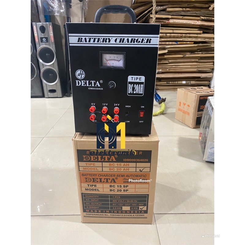 Jual Batrey charger (CAS AKI) DELTA 20 ah | Shopee Indonesia