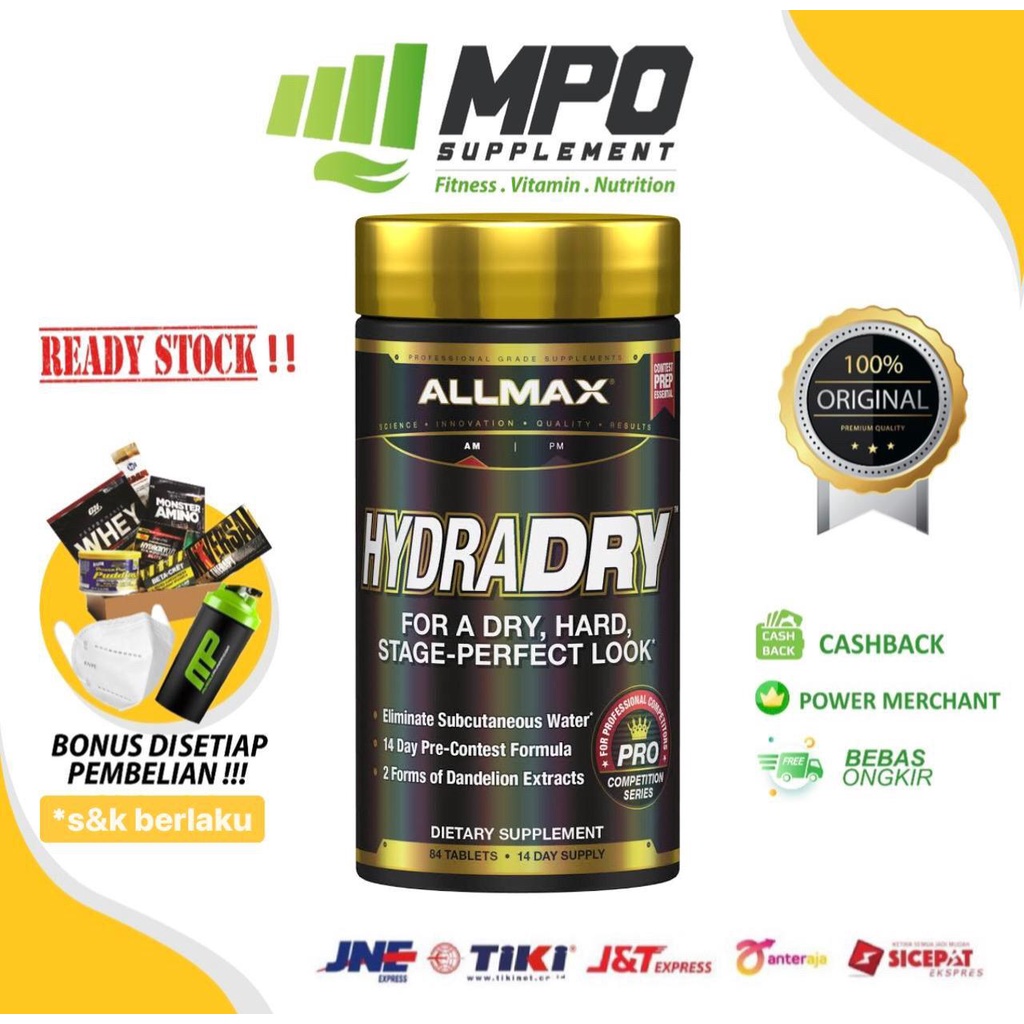 Jual Allmax Nutrition Hydradry (84 tablet) Allmax Nutrition Hydra Dry ...