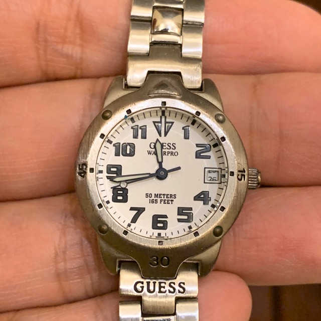 Guess glow deals watch