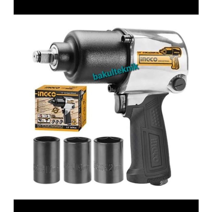 Jual ingco AIW12562 PEMBUKA RODA ANGIN / AIR IMPACT WRENCH 1/2