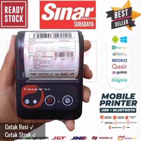 Jual PRINTER BLUETOOTH MINI 58MM IWARE MP-58II RPP02N CETAK RESI LABEL ...