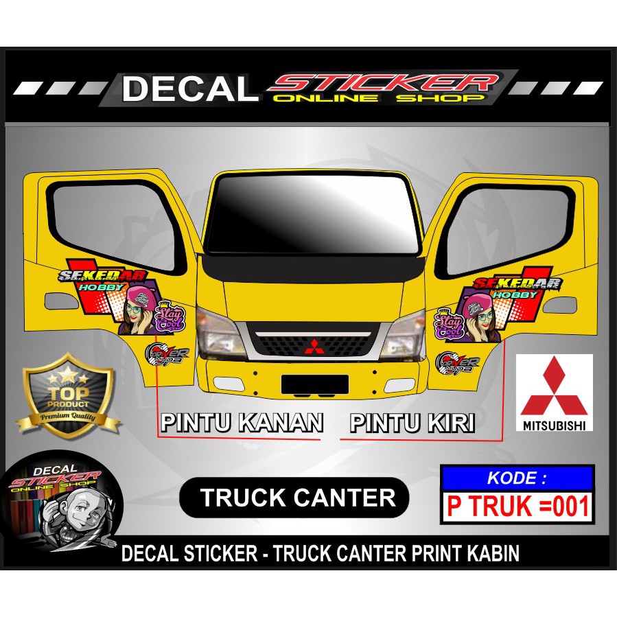 Jual STIKER TRUK PINTU DEKAL PRINT BS UNTUK TIPE SEGALA MOBIL | Shopee ...