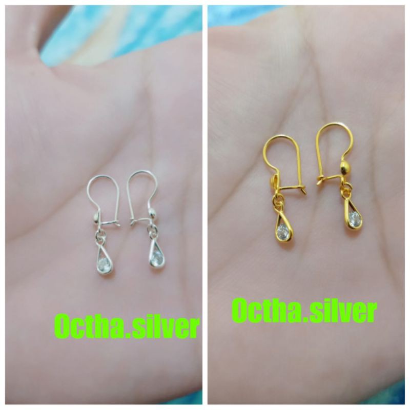 ANTING ANAK MATA PERAK 925 SILVER