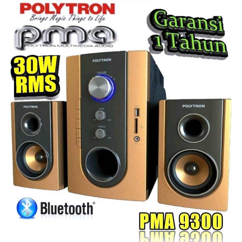 Jual Speaker Aktif Multimedia POLYTRON PMA 9300 Bluetooth | Shopee ...