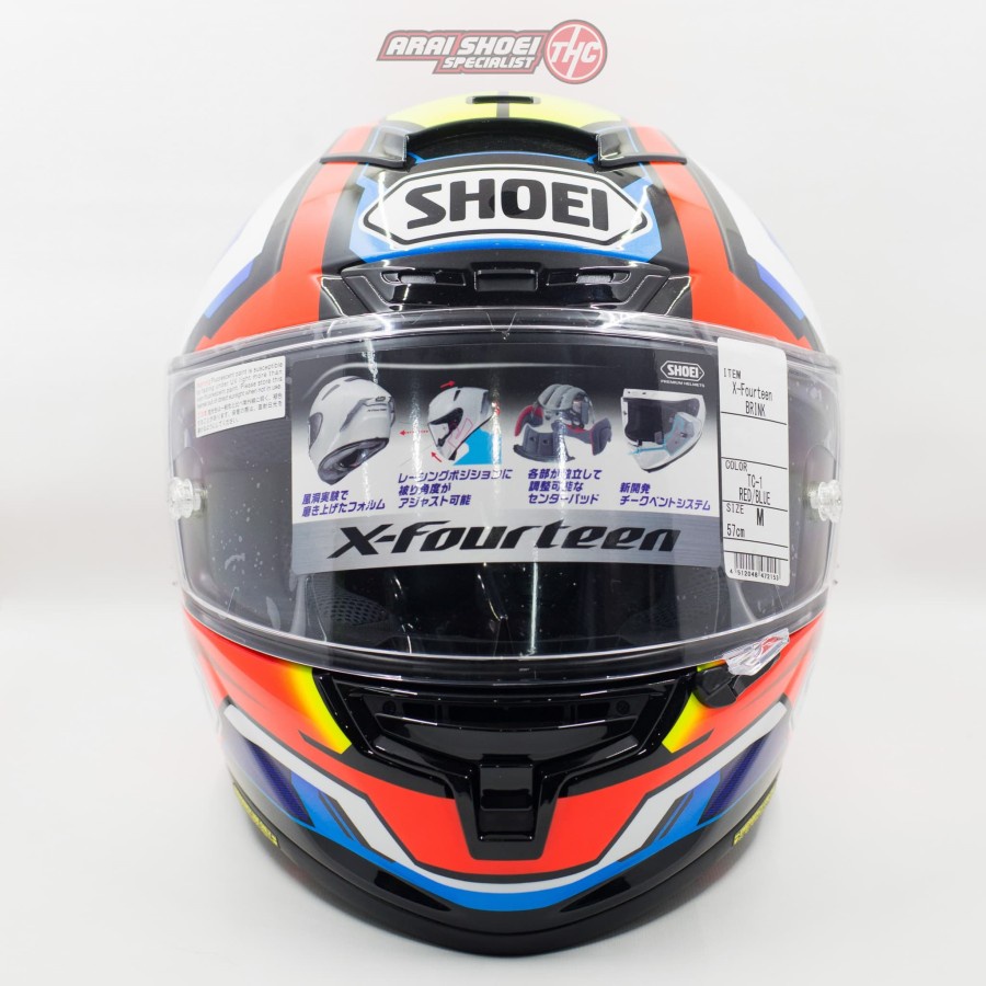 Jual SHOEI X14 (X-FOURTEEN) BRINK TC-1 | Shopee Indonesia