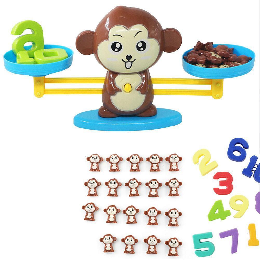 Jual Monkey Balance Scale Math Game Toy Kindergarten Teaching Aids