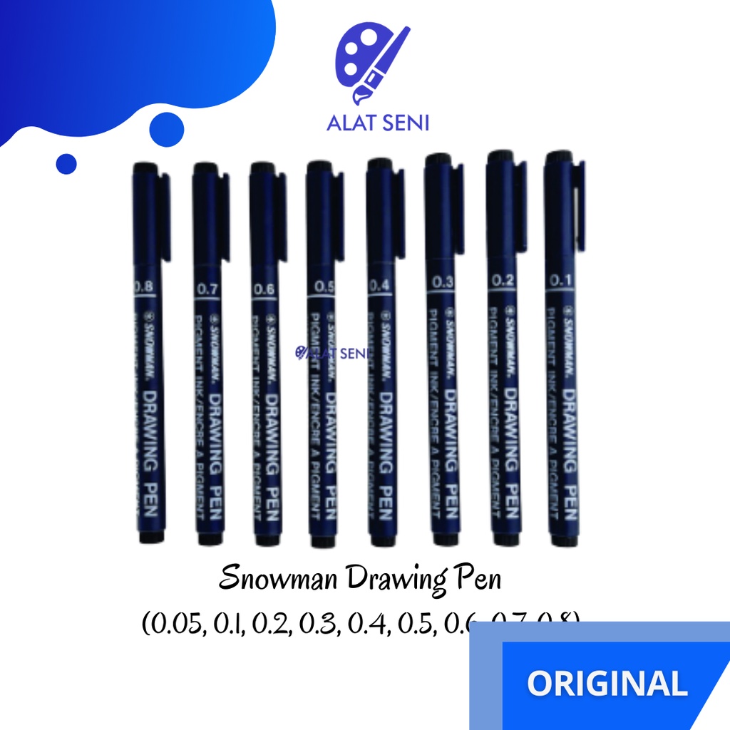 Jual Snowman Drawing Pen 005 0.8 Pulpen / Spidol Drawing Pen