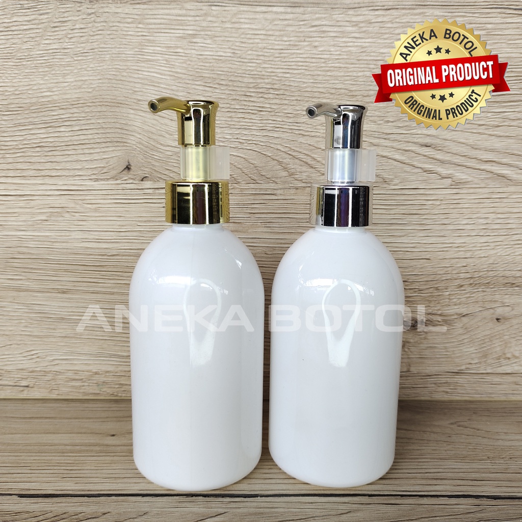 Jual Botol Pet Ml Oval Dove Tutup Pump Luxury Gold Silver Aneka Botol Murah Original