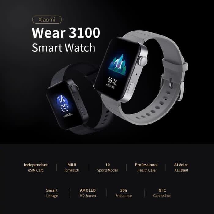 Jual Smart Watch Xiaomi Wear 3100 New Shopee Indonesia