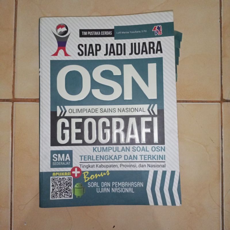 Jual Preloved Buku SIAP JADI JUARA OSN GEOGRAFI | Shopee Indonesia