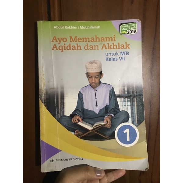 Jual Buku aqidah dan akhlak kelas 1 Mts penerbit Erlangga | Shopee ...