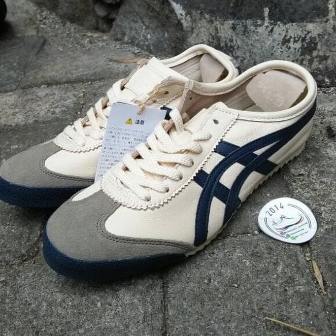 onitsuka tiger cream navy