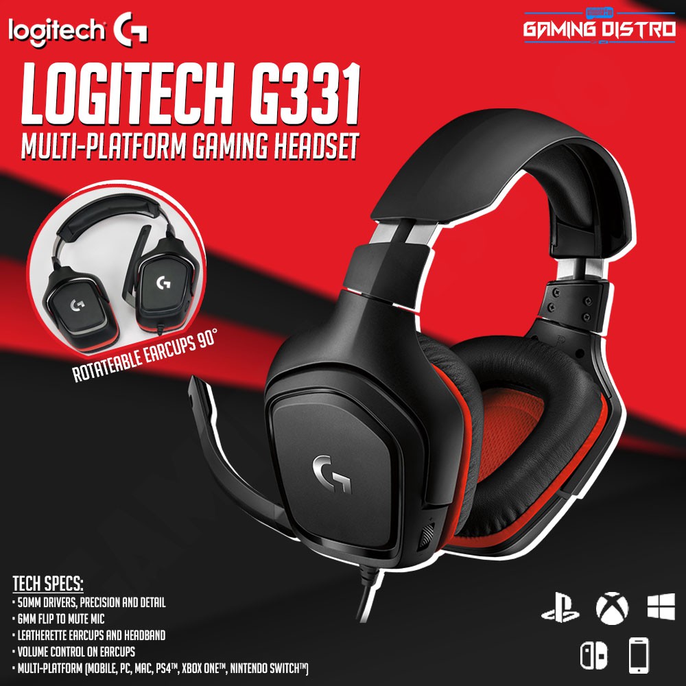 Logitech g331 stereo gaming headset hotsell