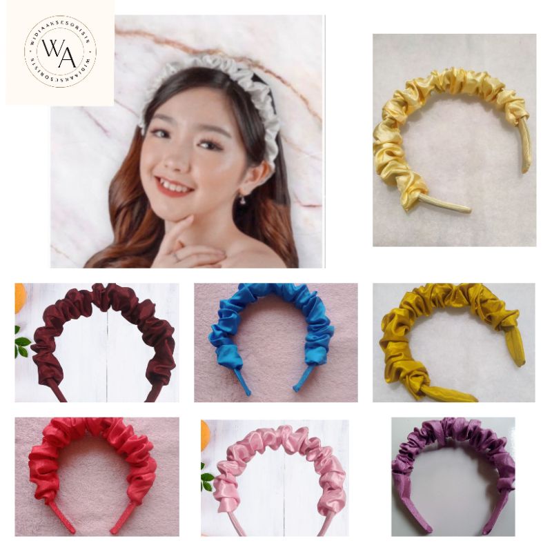 Jual Bando Sranchie Kerut Gaya Korea Bando Korea Bondu Bando Virall Shopee Indonesia 