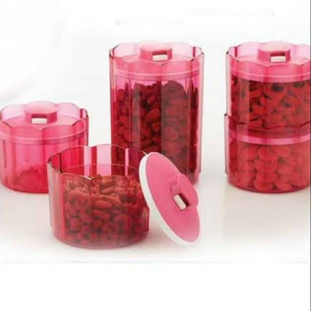 Jual 1 PC - Toples Advanced Counterpart Tupperware Toples Kuker Kristal ...