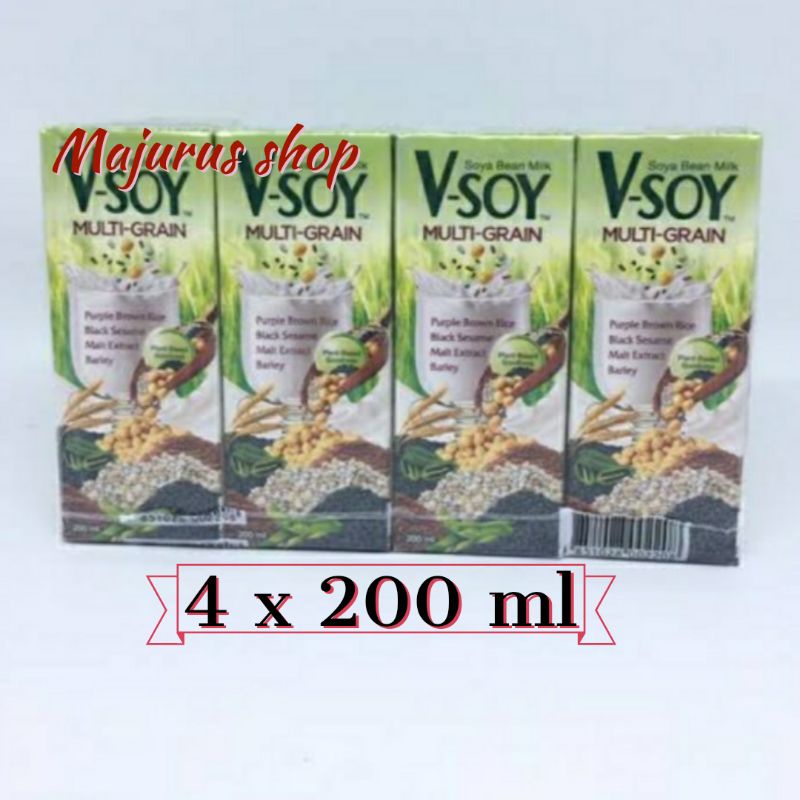 Jual Vsoy Susu Kedelai Multi Grain V Soy Soya X Ml Shopee Indonesia