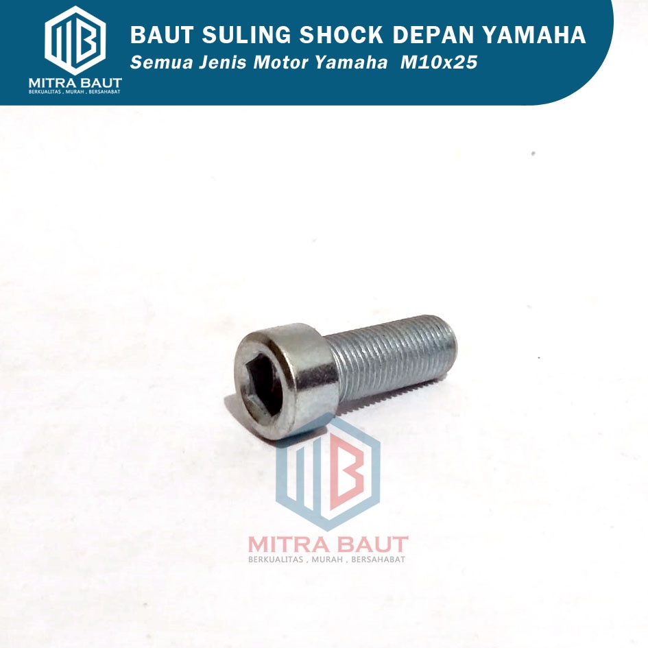 Jual Baut Shock Suling Depan Yamaha M X Baut Shock Depan Yamaha Shopee Indonesia