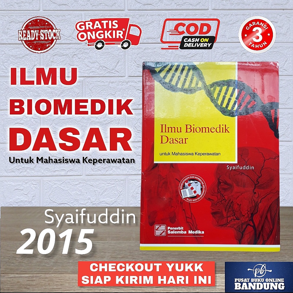 Jual ILMU BIOMEDIK DASAR - SYAIFUDDIN - ANATOMI FISIOLOGI MANUSIA SDKI ...