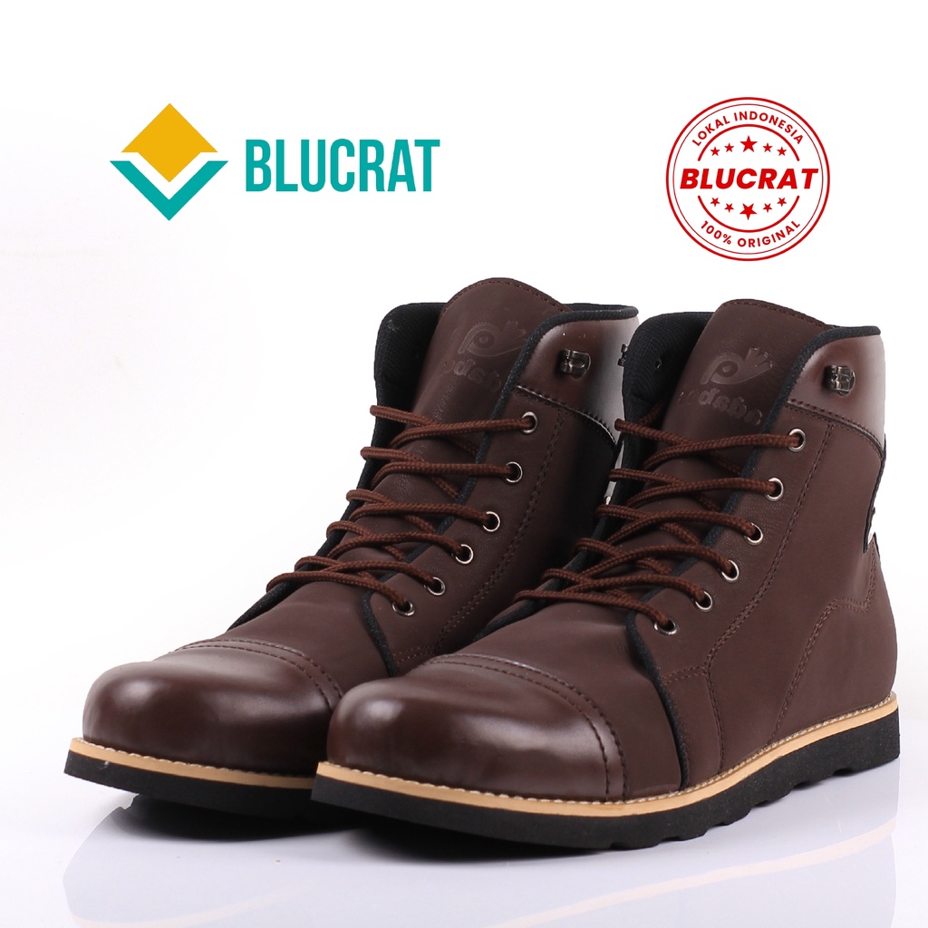 Jual Blucrat Sepatu Boots Pria Safety Aventador Shopee Indonesia