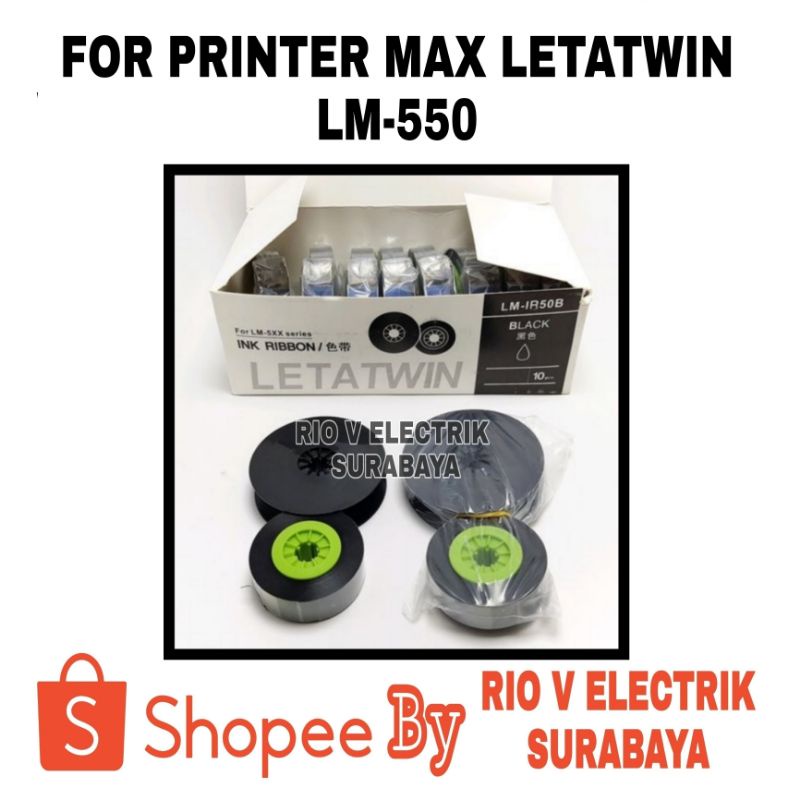 Jual PITA INK RIBBON LM-550 LETATWIN IR50B LM-550A LM-IR50B HARGA PER ...