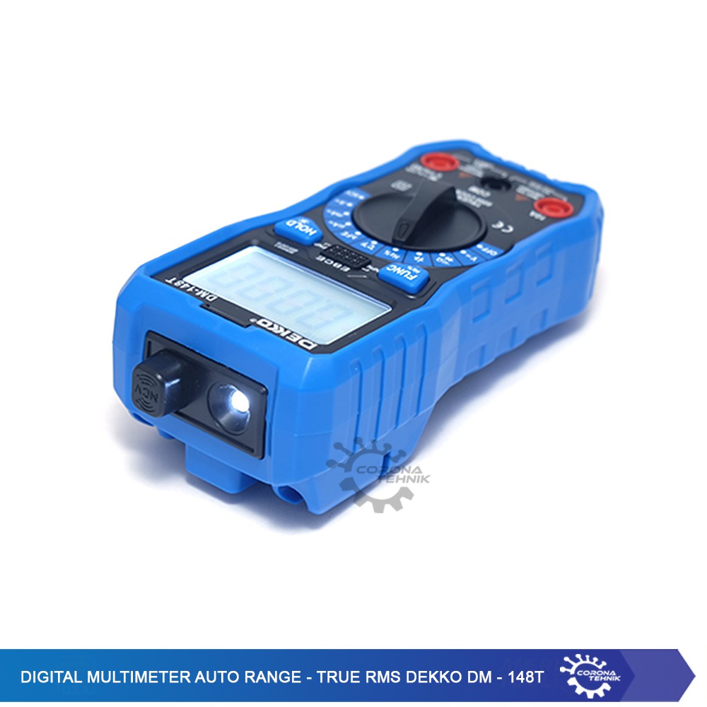 Jual Digital Multimeter Auto Range - True RMS - Dekko DM-148T | Shopee ...