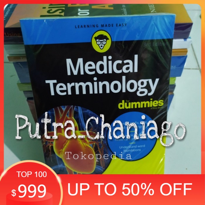Jual Buku Medical Terminology for Dummies 3rd Edition by Beverly