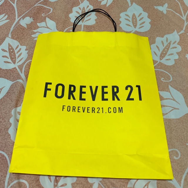 Paper bag forever online 21