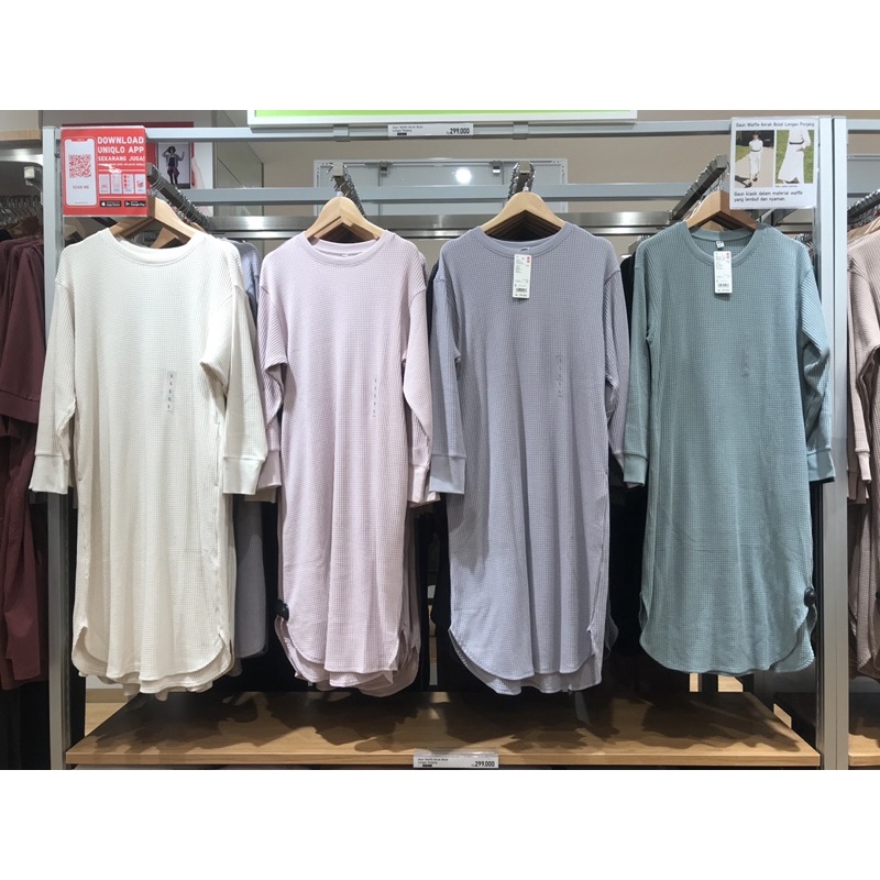 Waffle dress outlet uniqlo