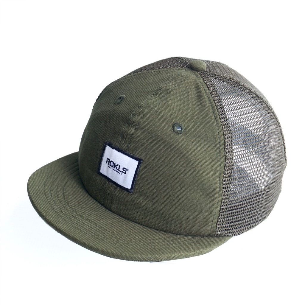 Jual RCKLS.LTD Mesh Caps Army | Topi Pria Visor Pendek | Topi Sepeda ...