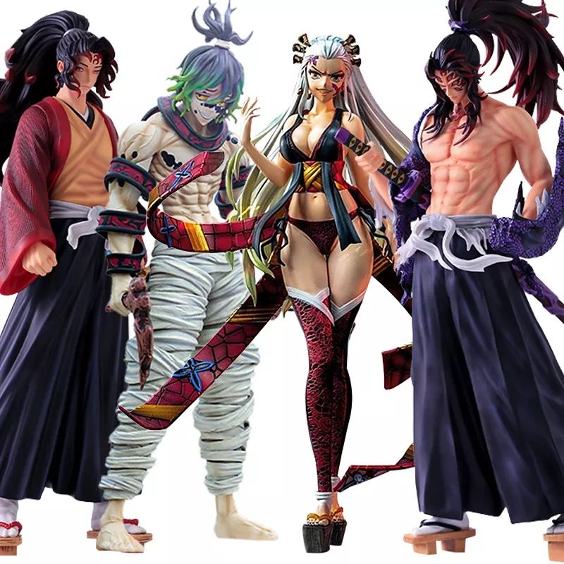 Kimetsu No Yaiba Figurine Tsugikuni Yoriichi Kokushibou Gyutaro Ume Daki 30cm - Statue Anime Collection