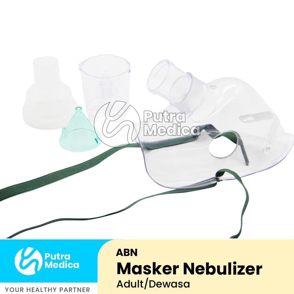Jual Abn Masker Nebulizer / Inhalasi Mask / Perlengkapan Terapi Uap ...