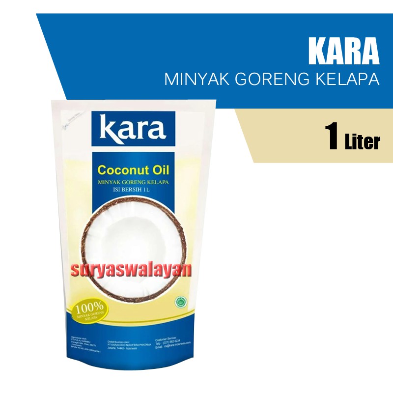 Jual Kara Coconut Oil Minyak Kelapa 1 Liter Cek Deskripsi Shopee Indonesia 0480