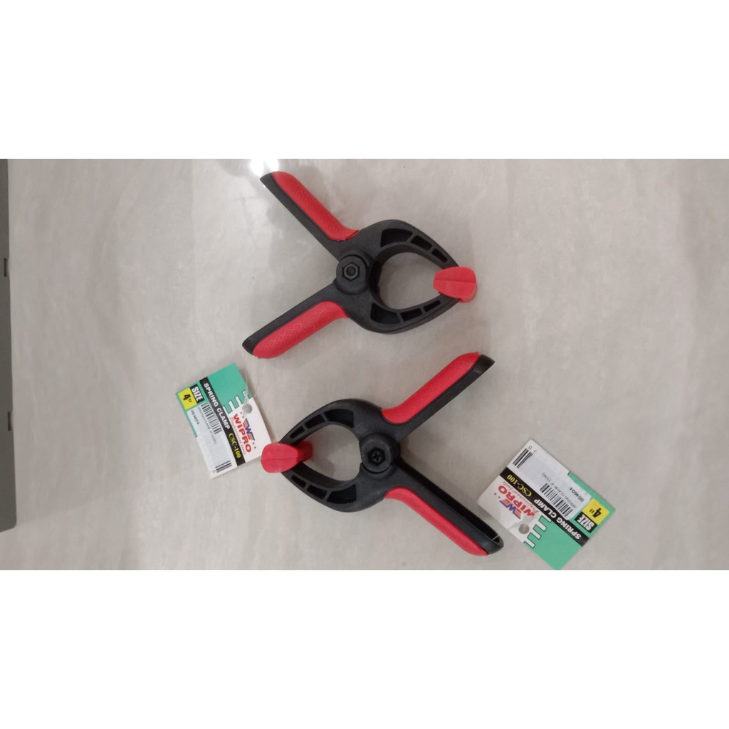 Jual Spring Clamp 4 Inch - Nylon Penjepit Kayu Besi Klem Catok Clamp ...