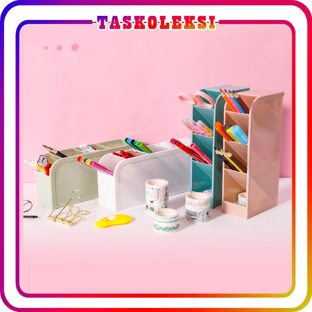Jual ☛TK☚ R508 Holder pen rak pensil 4 tingkat multifungsi 20.5 x 5.9 x ...