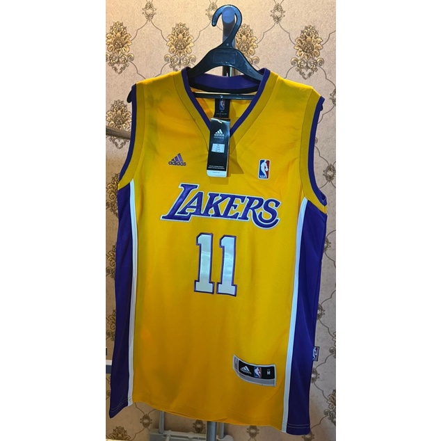 Jual BAJU BASKET Pria ADIDAS LA Lakers Swingman Jersey Yellow Original, Termurah di Indonesia