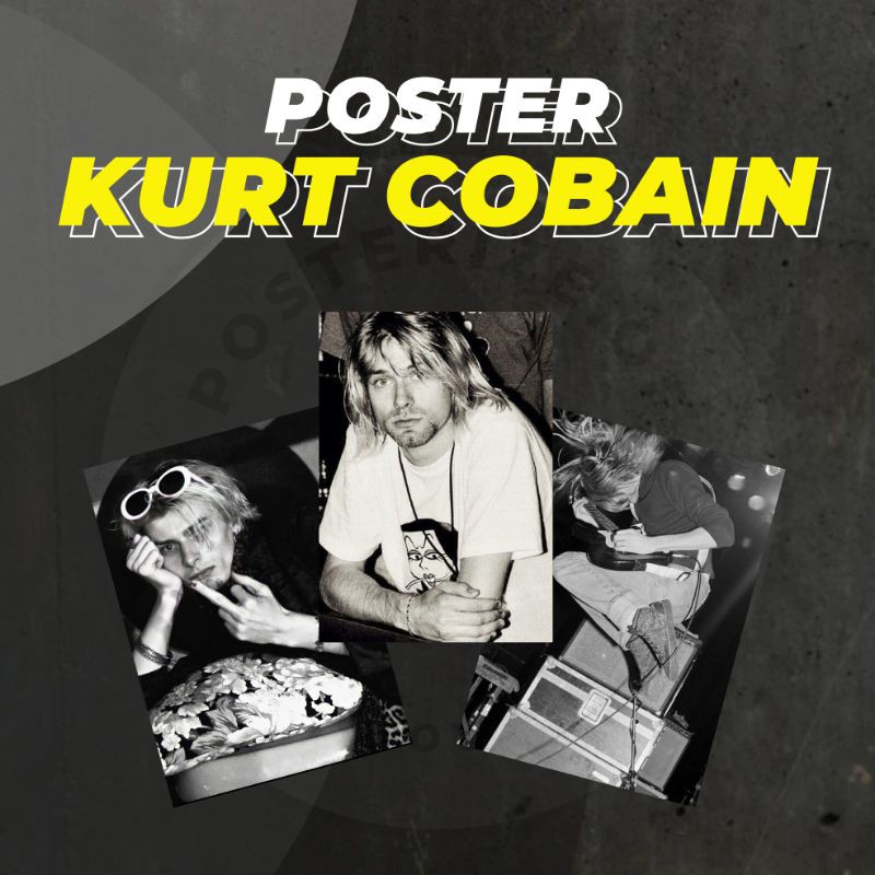 Jual POSTER BAND KURT COBAIN POSTER DINDING | Shopee Indonesia
