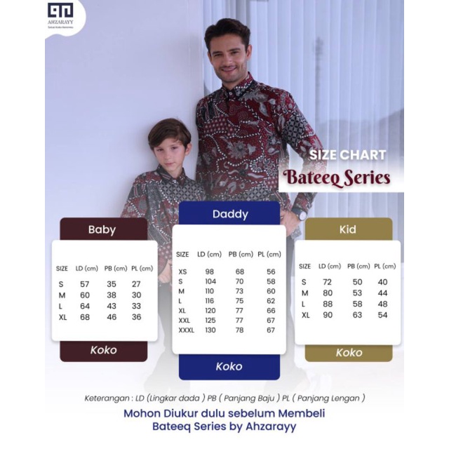 Jual (READY STOCK) BATEEQ SERIES BY AHZARAYY/BATIK COUPLE/BATIK PREMIUM ...