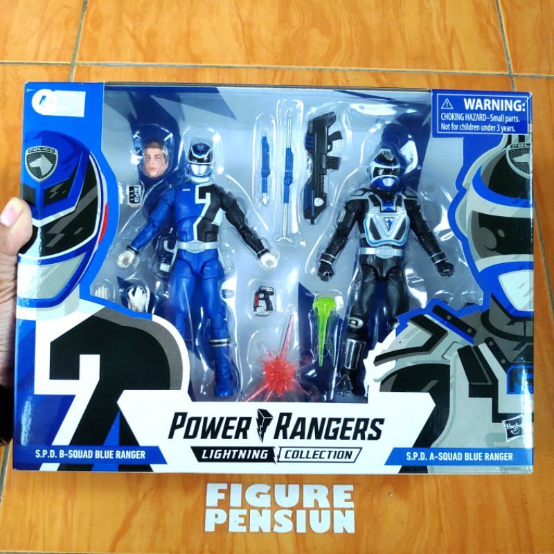 Jual HASBRO POWER RANGERS LIGHTNING COLLECTION SPD B SQUAD BLUE RANGER ...