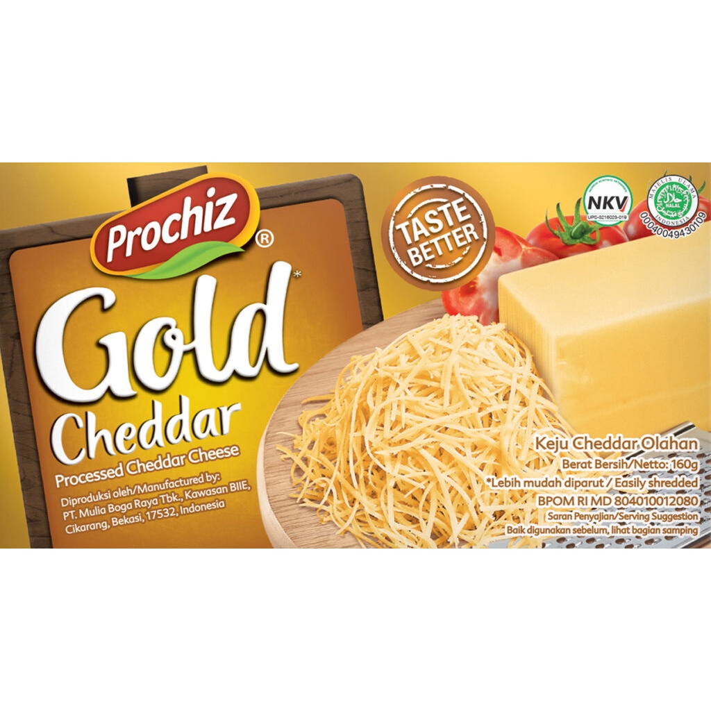 Jual Keju Prochiz Gold Cheddar / Keju Cheddar/ Cheddar Cheese Prochiz ...