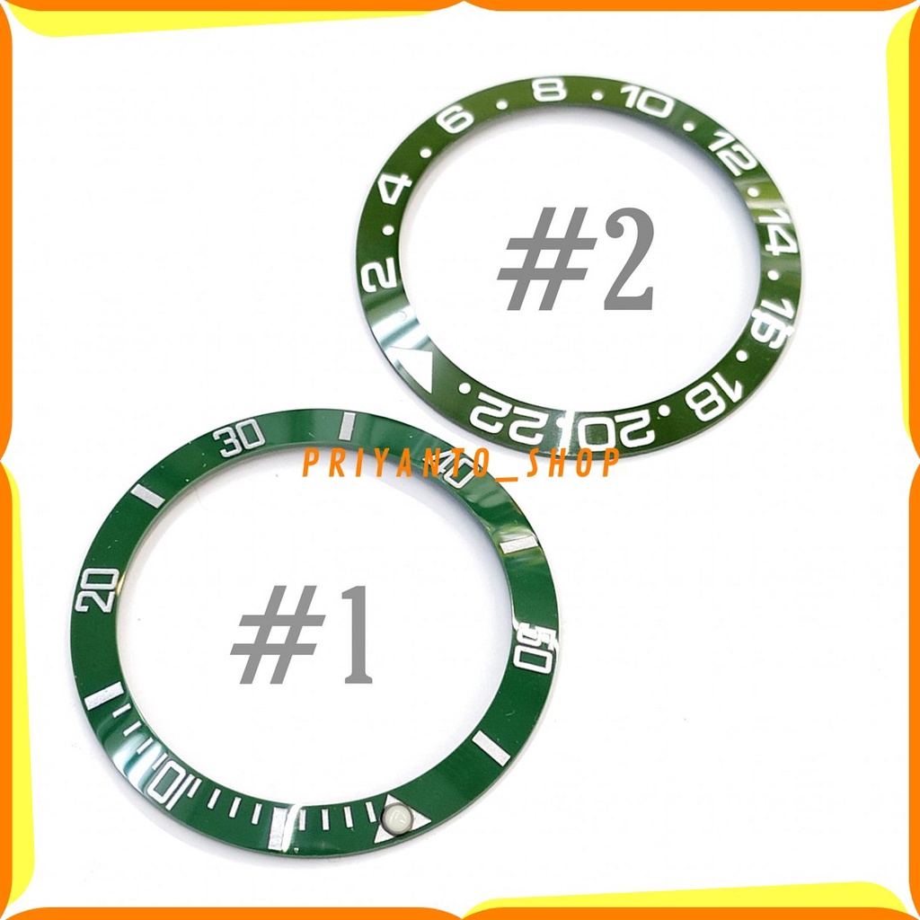 Jual Insert Ring Bezel Jam Rolex Submariner Ceramik Ring Rolex Green ...