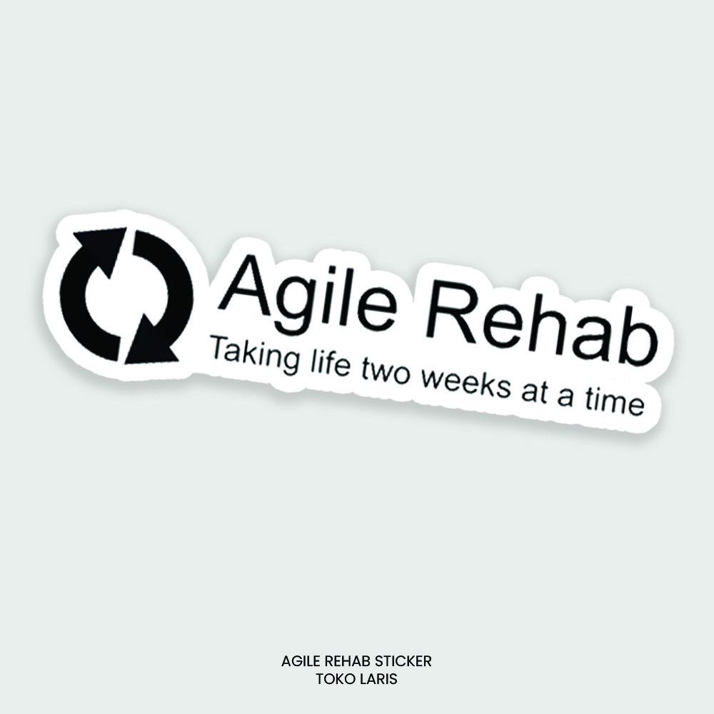 Jual Sticker AGILE REHAB Untuk Sticker Laptop, Tumblr, Helm, Case ...