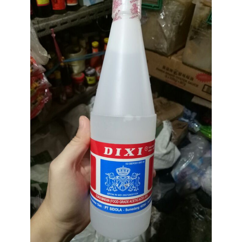 Jual Dixi Cuka Makan Food Grade Acetic 25 600ml Shopee Indonesia