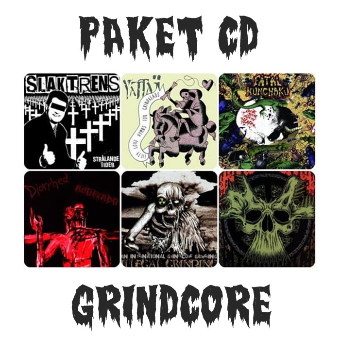 Jual PAKET 6 CD ORIGINAL (GENRE GRINDCORE CRUST) | Shopee Indonesia