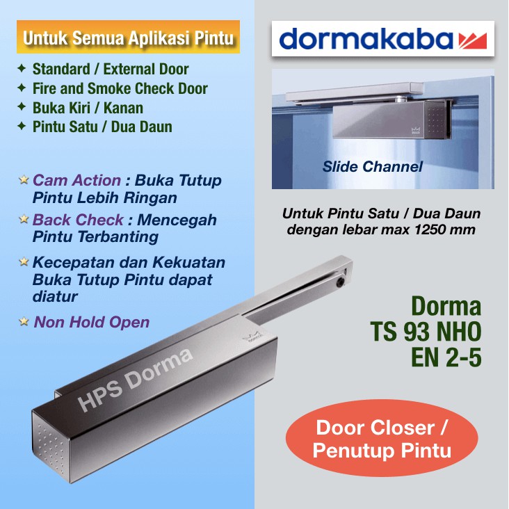 Jual Door Closer Dorma TS 93 NHO (EN 25) Shopee Indonesia