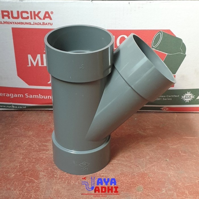 Jual PVC Tee Y 45 2-1/2 x 2-1/2 / Y branch 2,5 x 2,5 | Shopee Indonesia