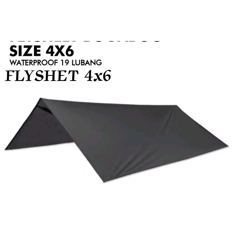 FLYSHEET UKURAN 4 x 6 PELINDUNG TENDA WATERPROOF BERGARANSI